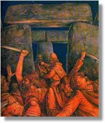 The treason of the Saxons at Stonehenge